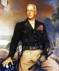 George Patton Portrait Diamond Paintings