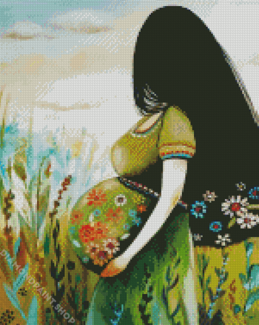 Pregnant Woman Diamond Paintings