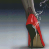 Red Heel Shoes Diamond Paintings