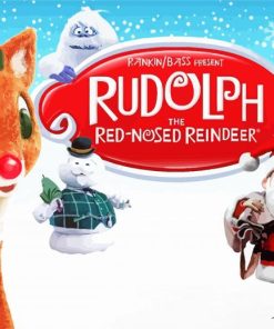 Rudolph The Reindeer Poster Diamond Paintings