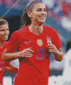 Alex Morgan Player Diamond Paintings