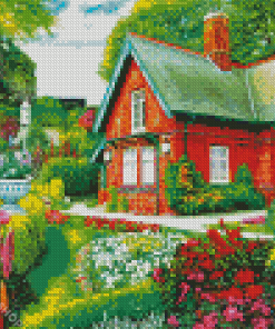 Summer Cottage Diamond Paintings