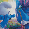 The Smurfs Animation Diamond By Paintings