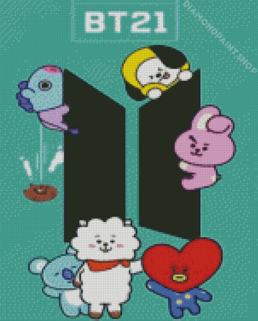 Aesthetic Bt21 Diamond Paintings