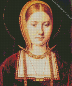 Vintage Catherine Of Aragon Diamond Paintings