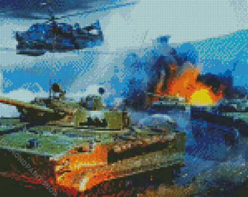 War Thunder Tanks Diamond Paintings