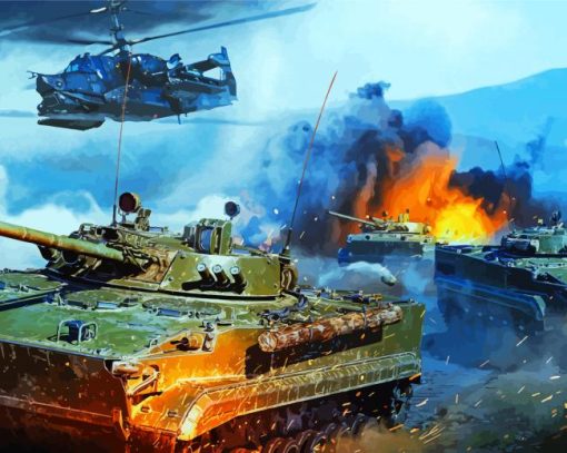 War Thunder Tanks Diamond Paintings