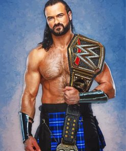 WWE Champion Diamond Paintings