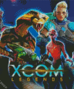 Xcom Game Poster Diamond Paintings