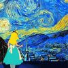 Alice In The Starry Night Diamond Paintings