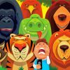 Animal Selfie Diamond Paintings