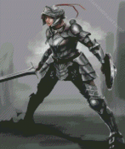 Armor Woman Diamond Paintings