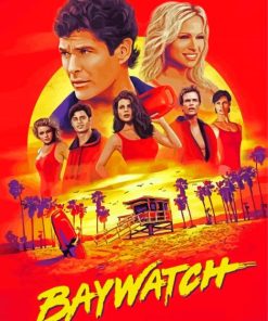 Baywatch Film Poster Diamond Paintings