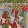 Beautiful Christmas Stockings Diamond Paintings