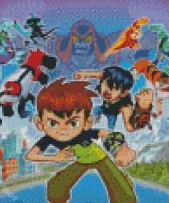 Ben 10 Cartoon Diamond Paintings