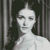 Black And White Actress Margot Kidder Diamond Paintings