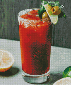 Bloody Mary Drink Diamond Paintings