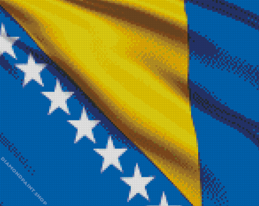 Bosnian Flag Diamond Paintings