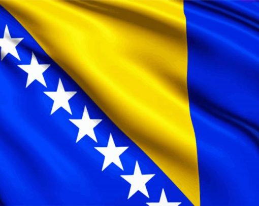 Bosnian Flag Diamond Paintings