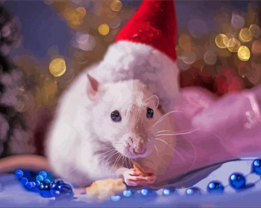 Christmas Mouse Diamond Paintings