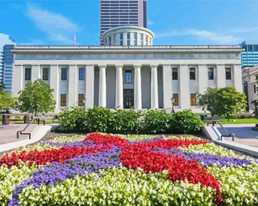 Columbus Ohio Statehouse Diamond Paintings