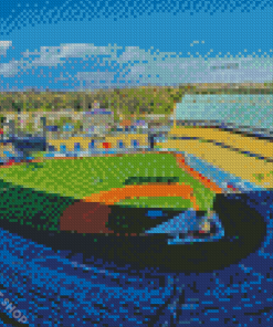 Dodger Stadium In Los Angeles Diamond Paintings