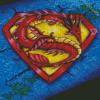 Dragon Superman Symbol Diamond Paintings