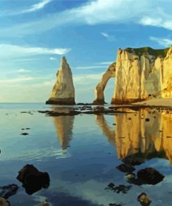 Etretat Illustration Diamond Paintings