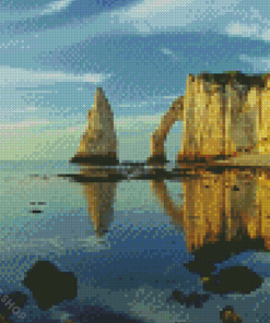 Etretat Illustration Diamond Paintings