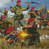 Falklands War Soldiers Diamond Paintings