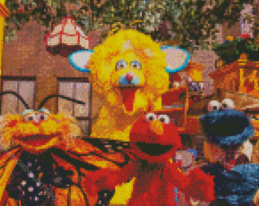 Sesame Street Cartoon Diamond Paintings