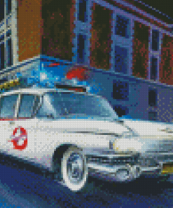 Ghostbusters Ecto 1 Art Diamond Paintings