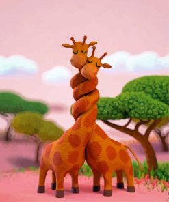 Giraffes Animal Lovers Diamond Paintings