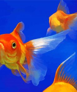 Gold Fish Diamond Paintings