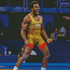 Jordan Burroughs Wrestler Diamond Paintings