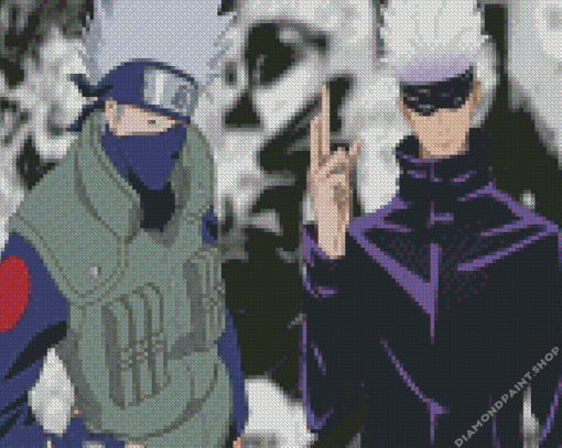 Kakashi And Gojo Anime Diamond Paintings