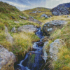 Landscape Mountain Stream Diamond Paintings