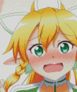 Leafa Game Character Diamond Paintings