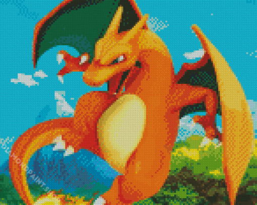 Charizard Dragon Diamond Paintings