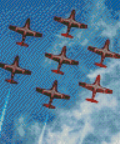 Military Snowbirs Show Diamond Paintings