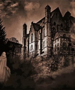 Mystical Creepy Castle Diamond Paintings