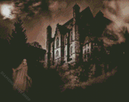 Mystical Creepy Castle Diamond Paintings