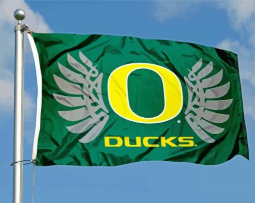 Oregon Ducks Flag Diamond Paintings