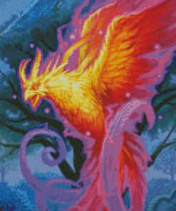 Pheonix Bird Diamond Paintings