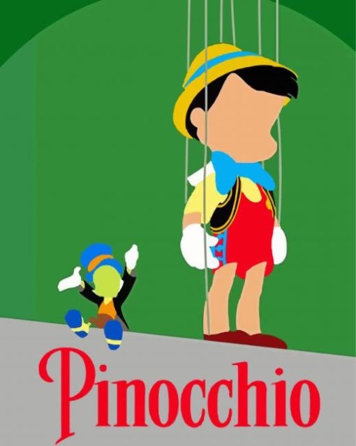 Pinocchio Illustration Diamond Paintings