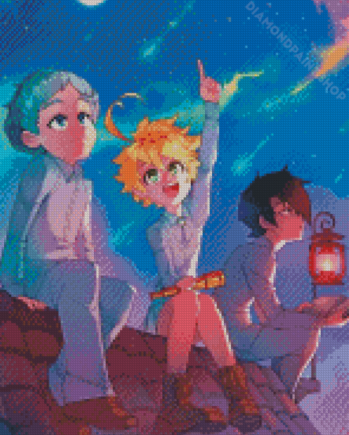 Promised Neverland Anime Diamond Paintings