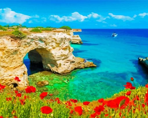 Puglia Landscape Diamond Paintings