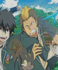 Rin Okumura And Suguro Diamond Paintings