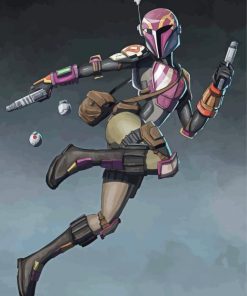 Sabine Wren Star Wars Diamond Paintings