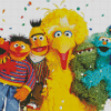 Sesame Street Characters Diamond Paintings